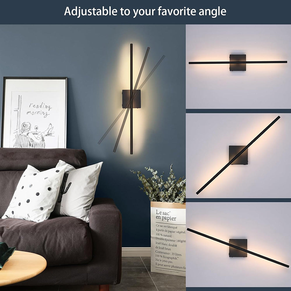 Rechargeable LED Wall Sconce Set with Remote Control