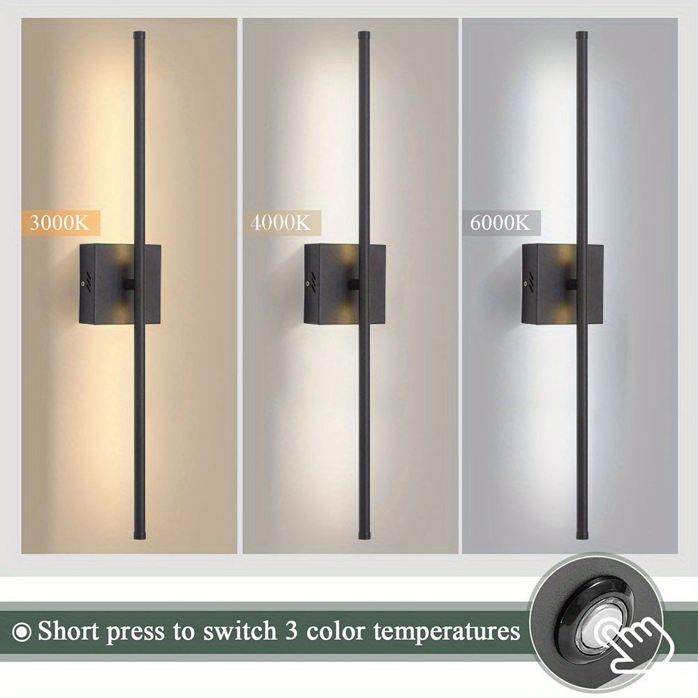 Rechargeable LED Wall Sconce Set with Remote Control