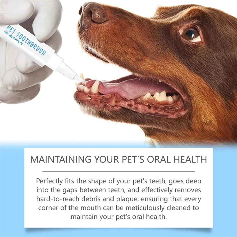 **Pet Dental Cleaning Pen for Dogs and Cats Tartar and Stain Remover**