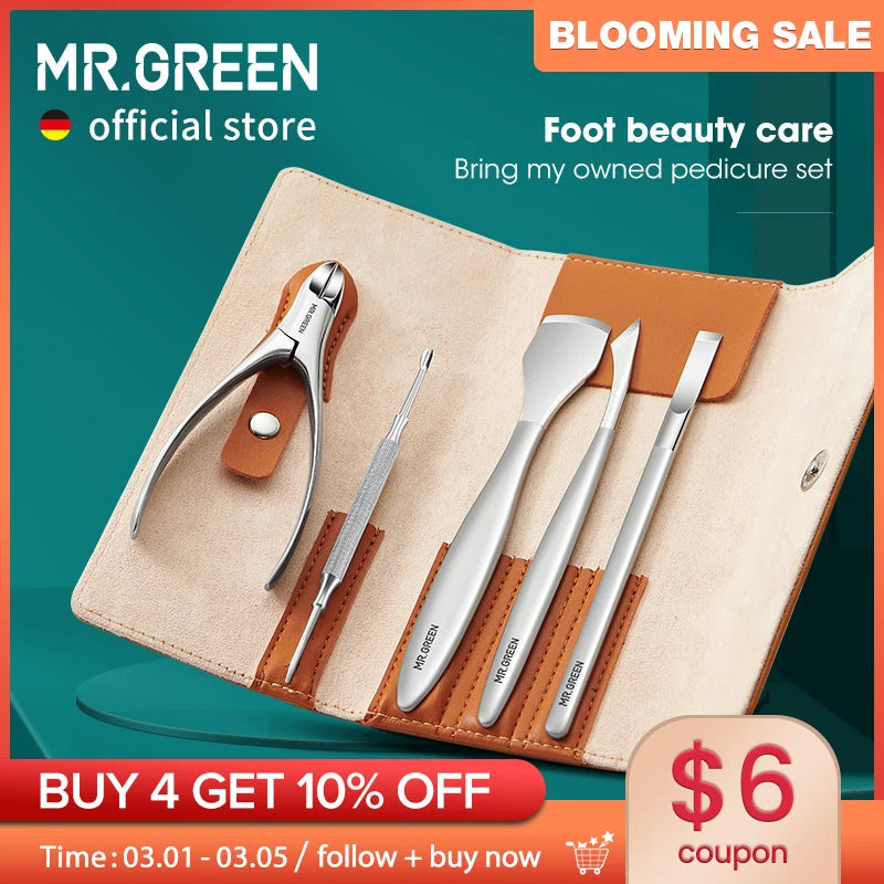Professional Pedicure Knife Set Stainless Steel Foot Care Kit