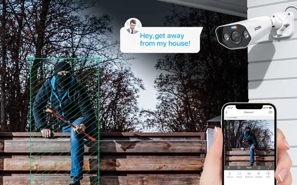 8MP 4K PoE Security Camera System with NVR Kit