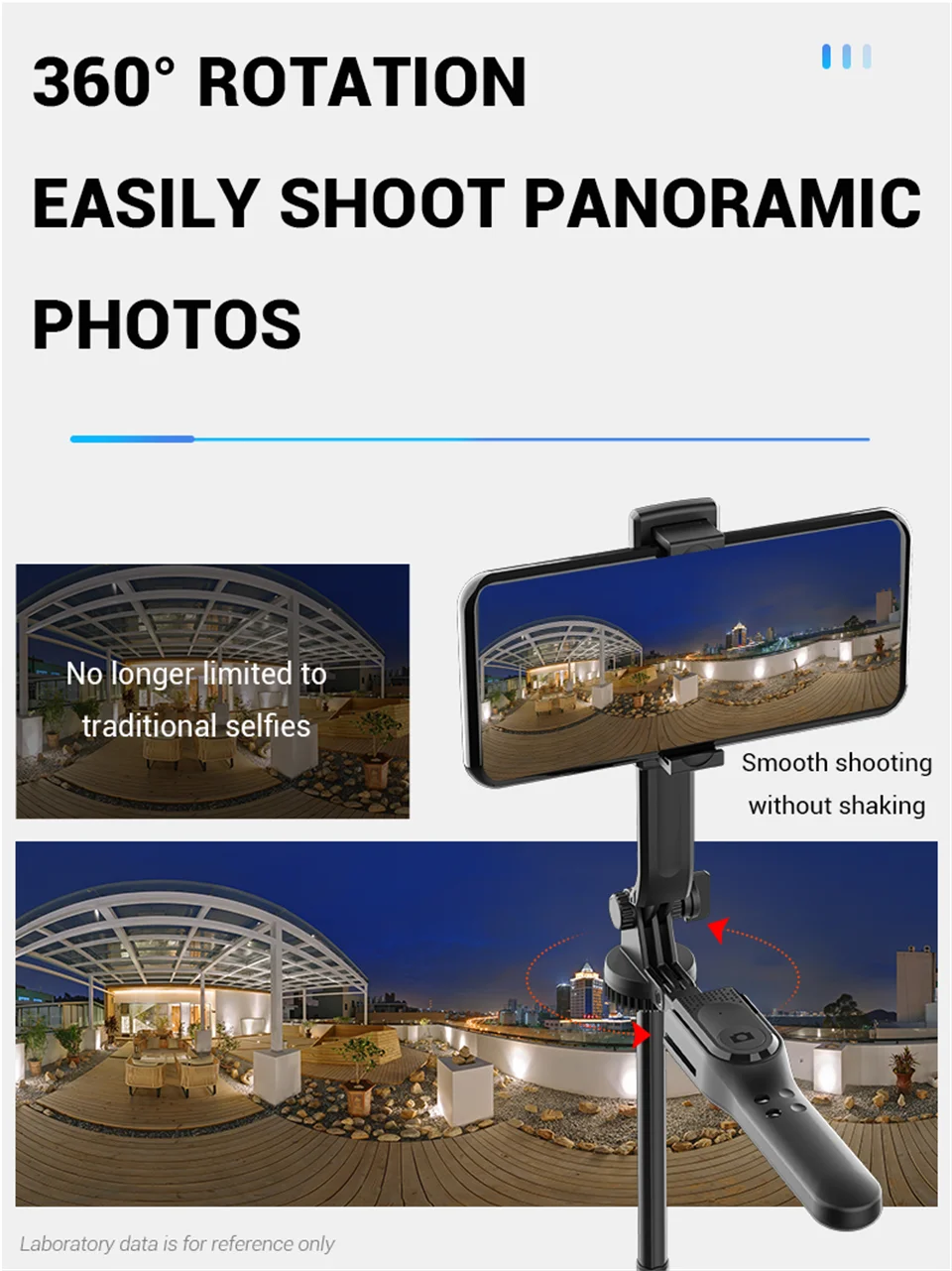 Wireless Selfie Stick Tripod with LED Light