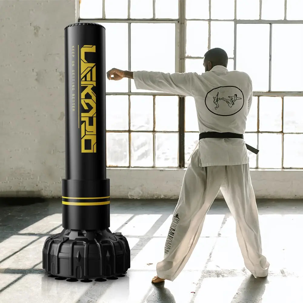 Freestanding Punching Bag for Muay Thai, Kickboxing, and Boxing Training