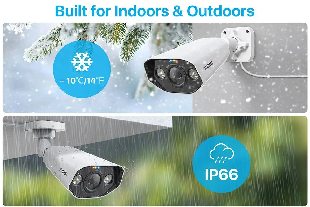 8MP 4K PoE Security Camera System with NVR Kit