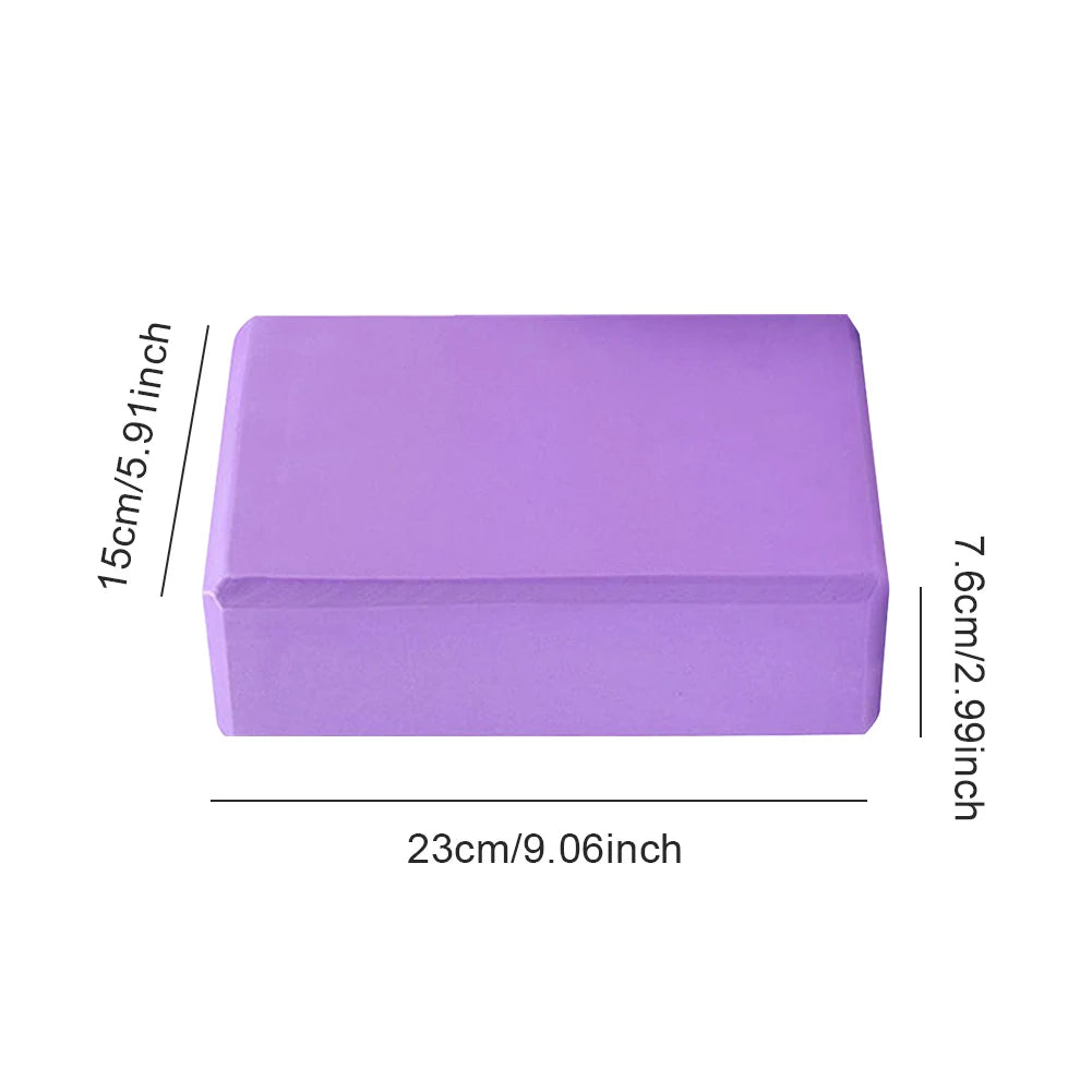High-Density EVA Yoga Block for Stability & Support