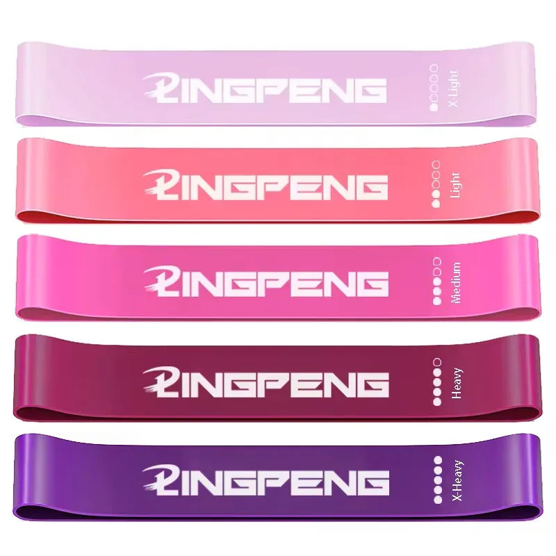 Fitness Resistance Bands Set 5 Pieces for Workout and Yoga