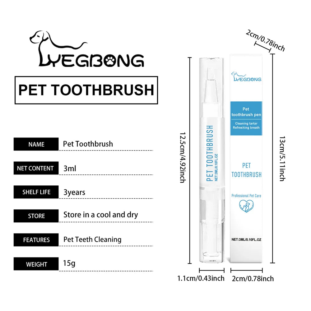 **Pet Dental Cleaning Pen for Dogs and Cats Tartar and Stain Remover**