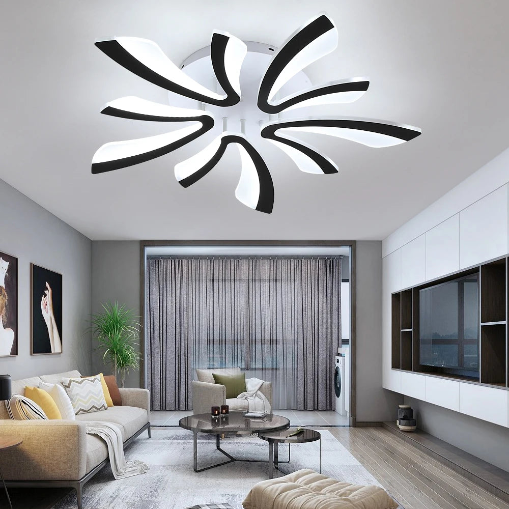 Modern Acrylic Branch LED Chandelier Pendant Light
