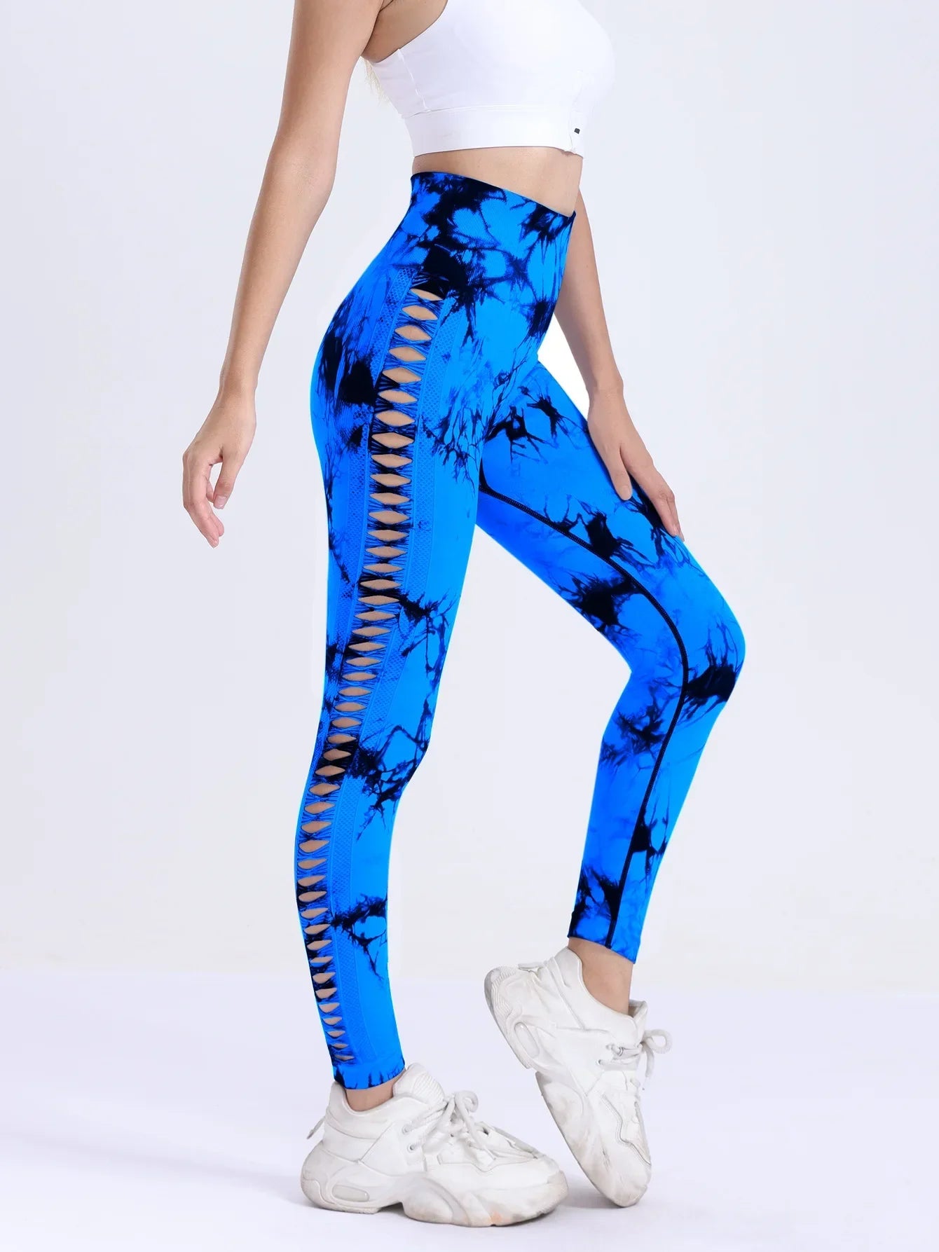 Seamless Yoga Leggings Tie Dye Push Up Design
