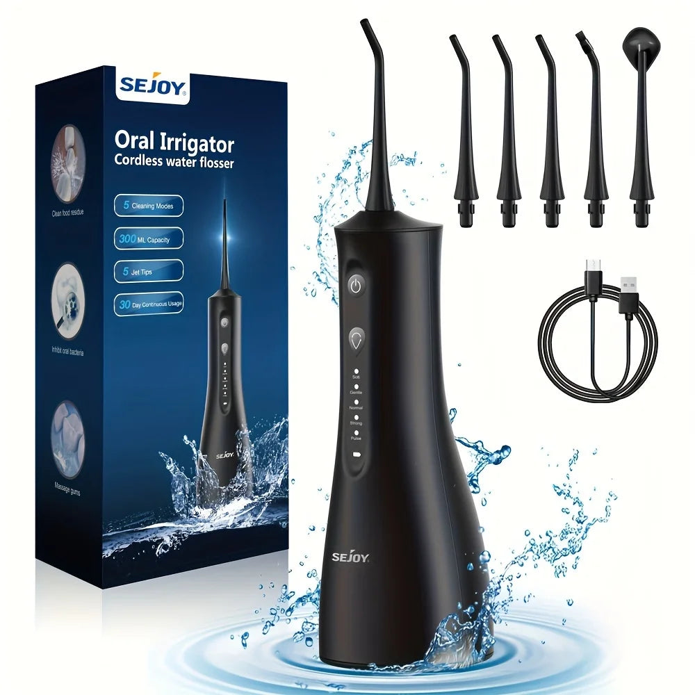Rechargeable Cordless Water Flosser for Teeth Cleaning