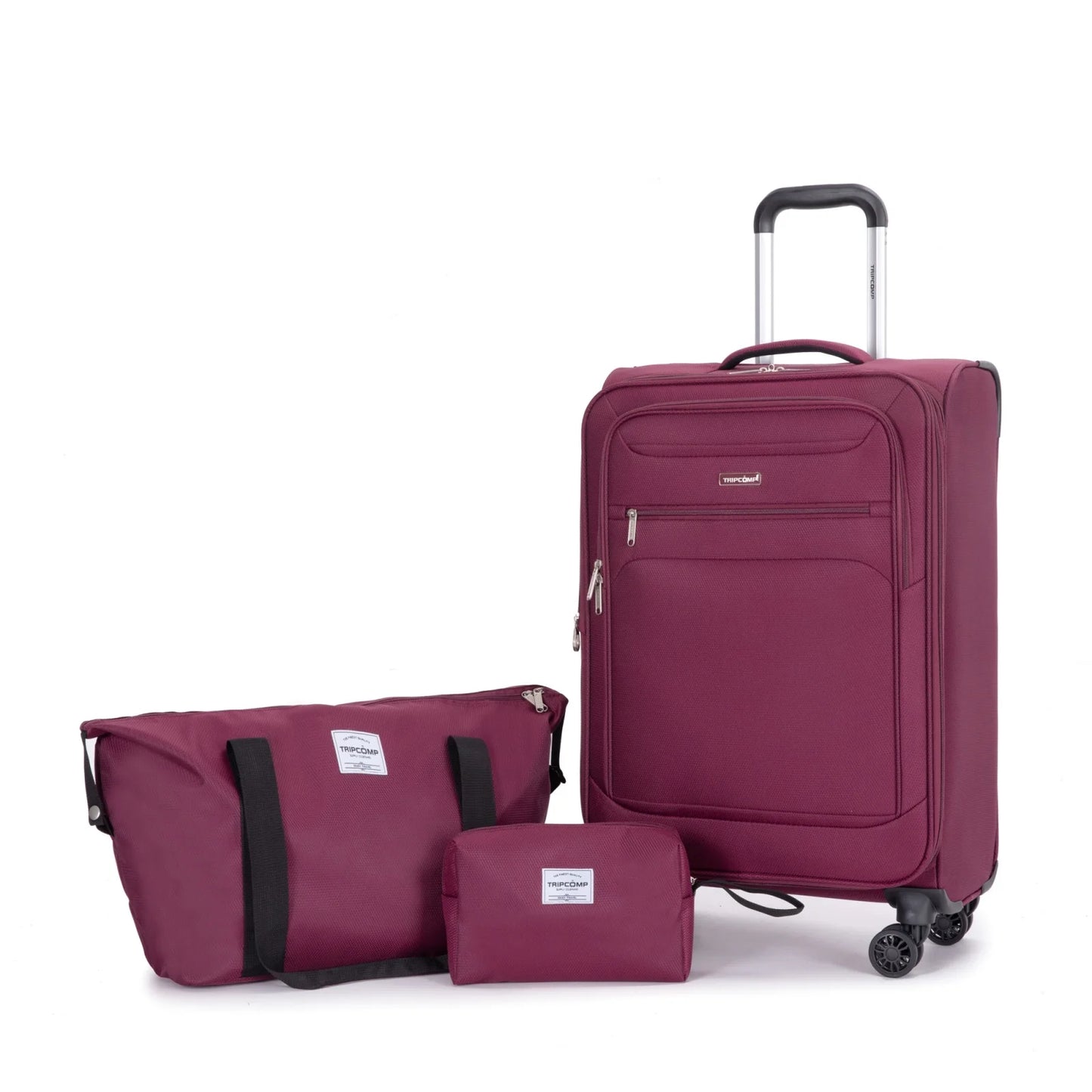 Lightweight Softside Luggage Set with Spinner Wheels