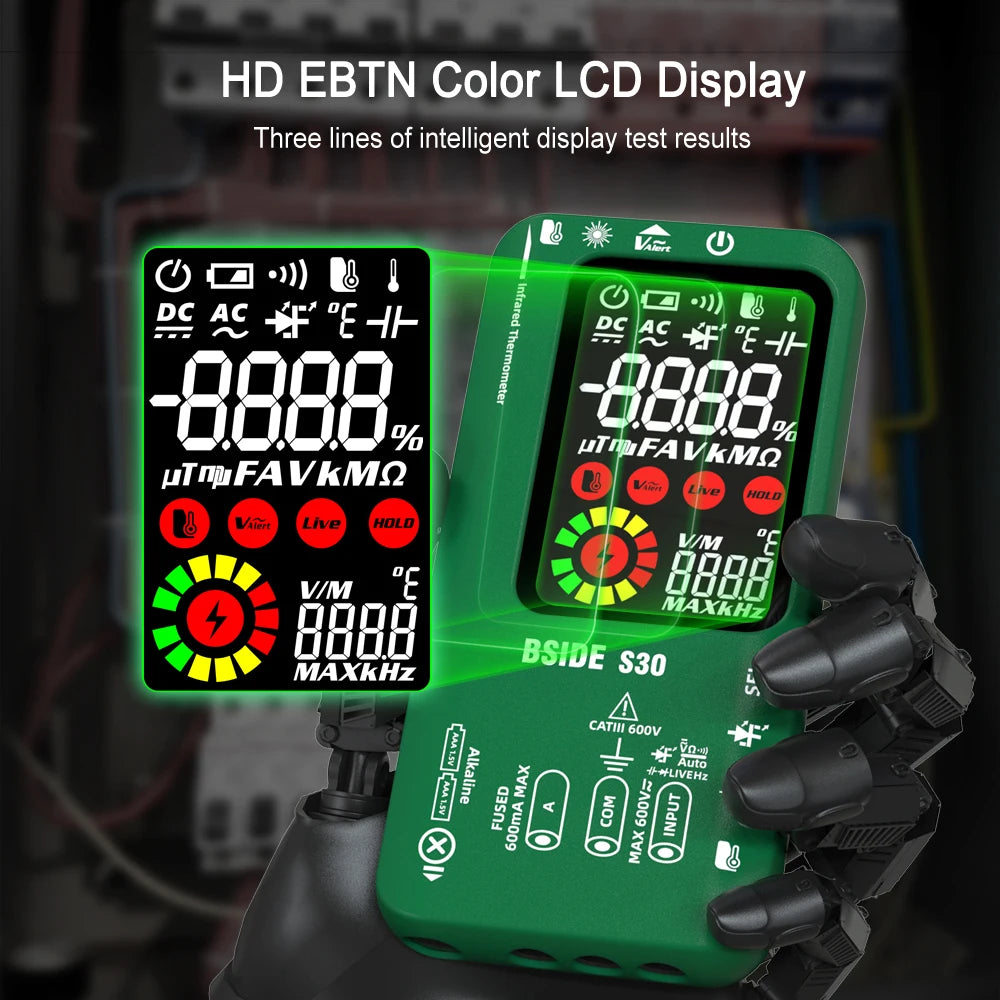 Smart Digital Multimeter Rechargeable Voltage Current Tester