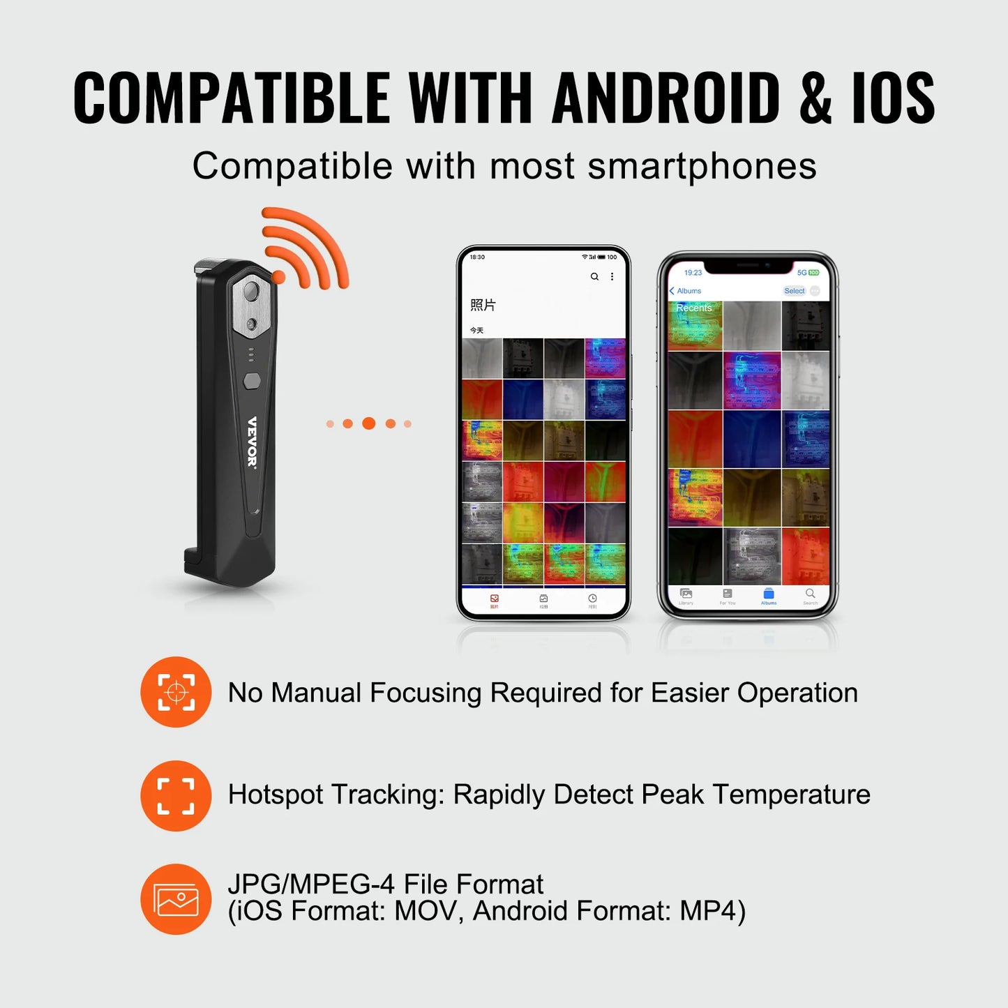 Thermal Imaging Camera High Resolution for Android and iOS
