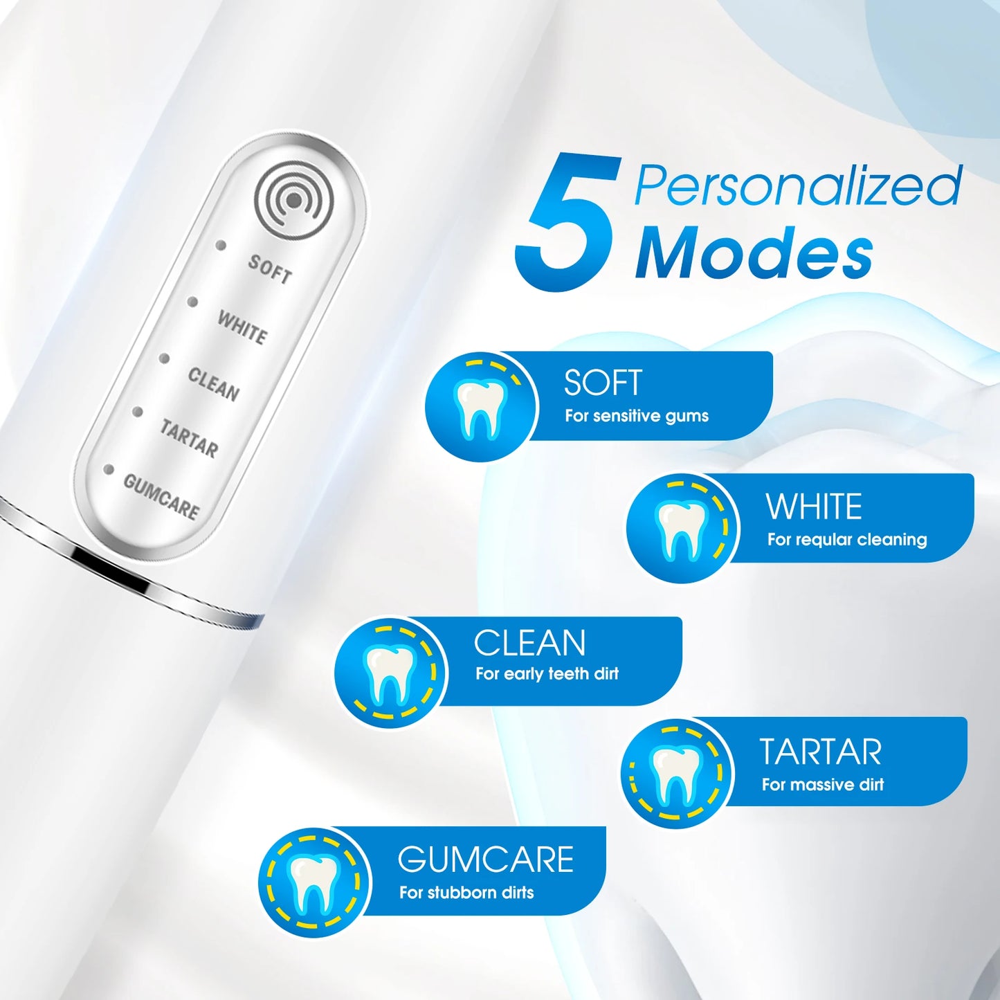 Ultrasonic Dental Scaler and Teeth Whitening Electric Toothbrush