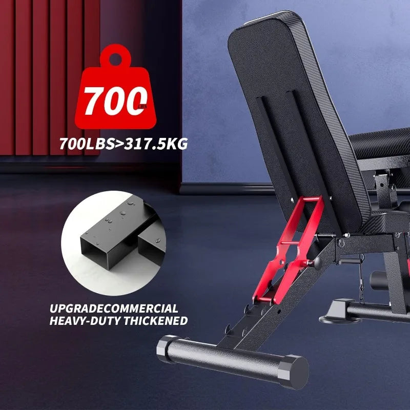 Adjustable Weight Bench for Home Strength Training