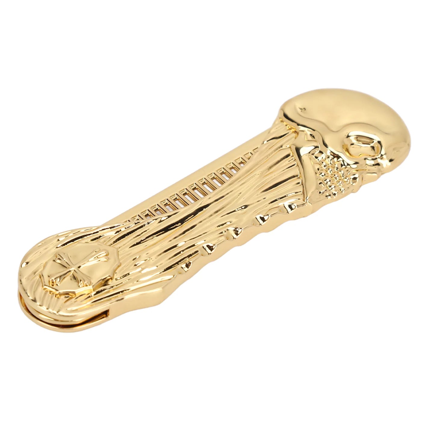 Foldable Anti-Static Zinc Alloy Hair Comb