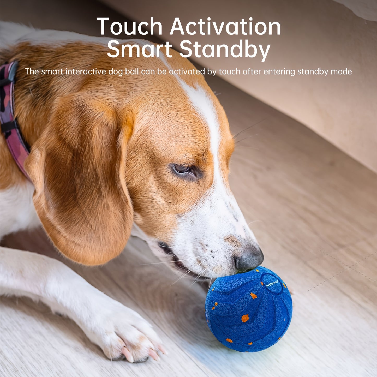 Smart Interactive Dog Ball with Automatic Bounce and Rotation