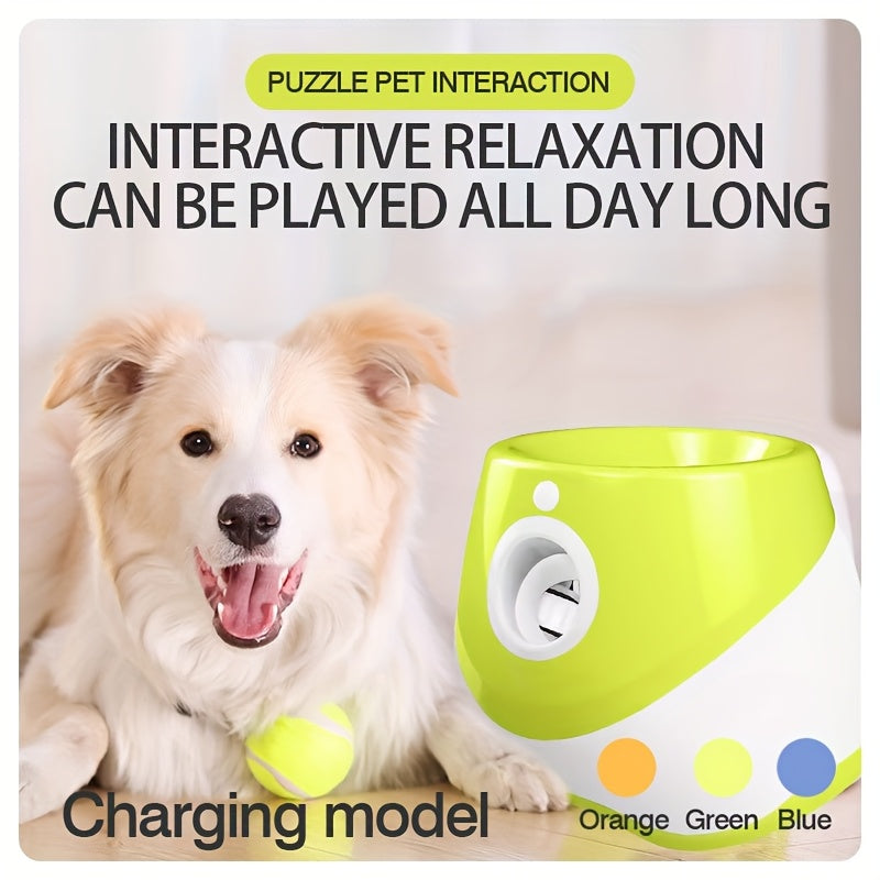 Interactive Dog Ball Launcher with Adjustable Distances