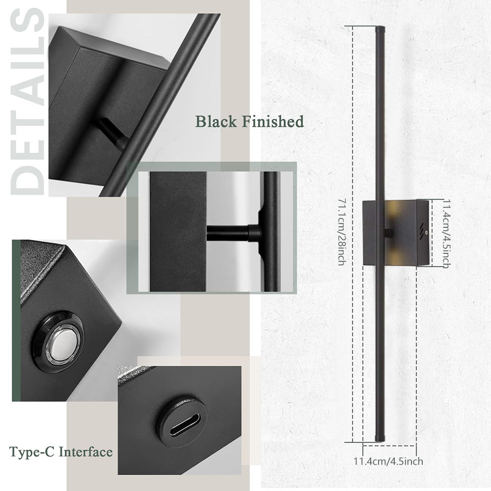 Rechargeable LED Wall Sconce Set with Remote Control