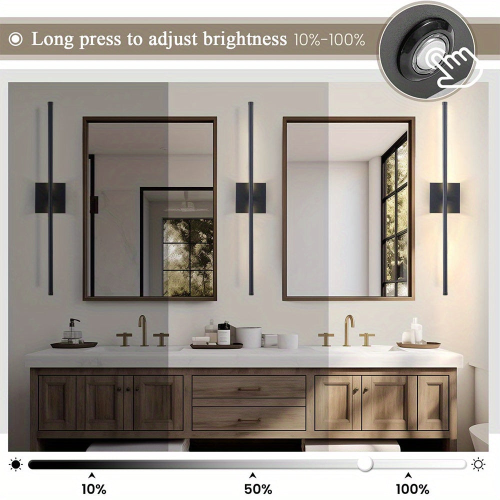 Rechargeable LED Wall Sconce Set with Remote Control
