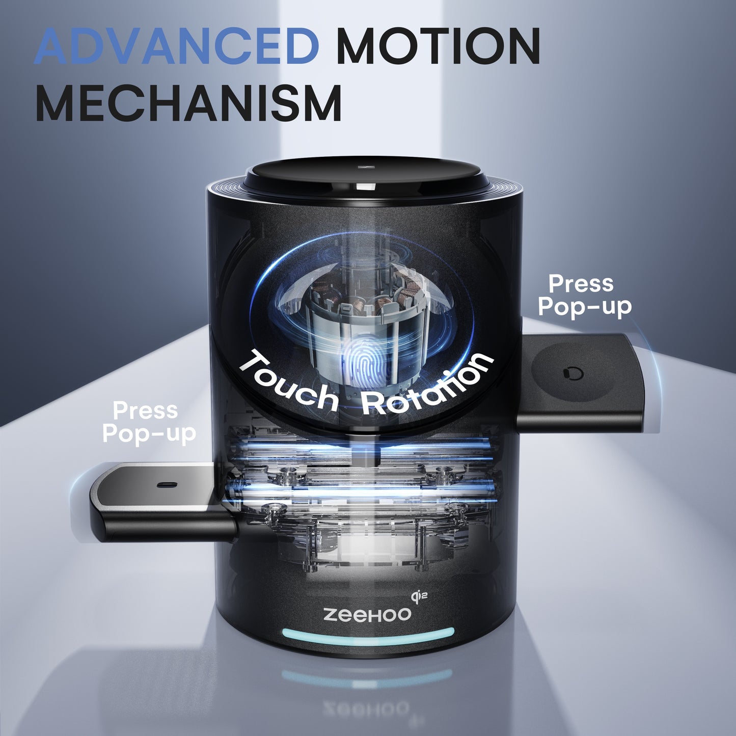3 in 1 Wireless Charging Station 15W Fast Charger for Phone Watch and Earbuds