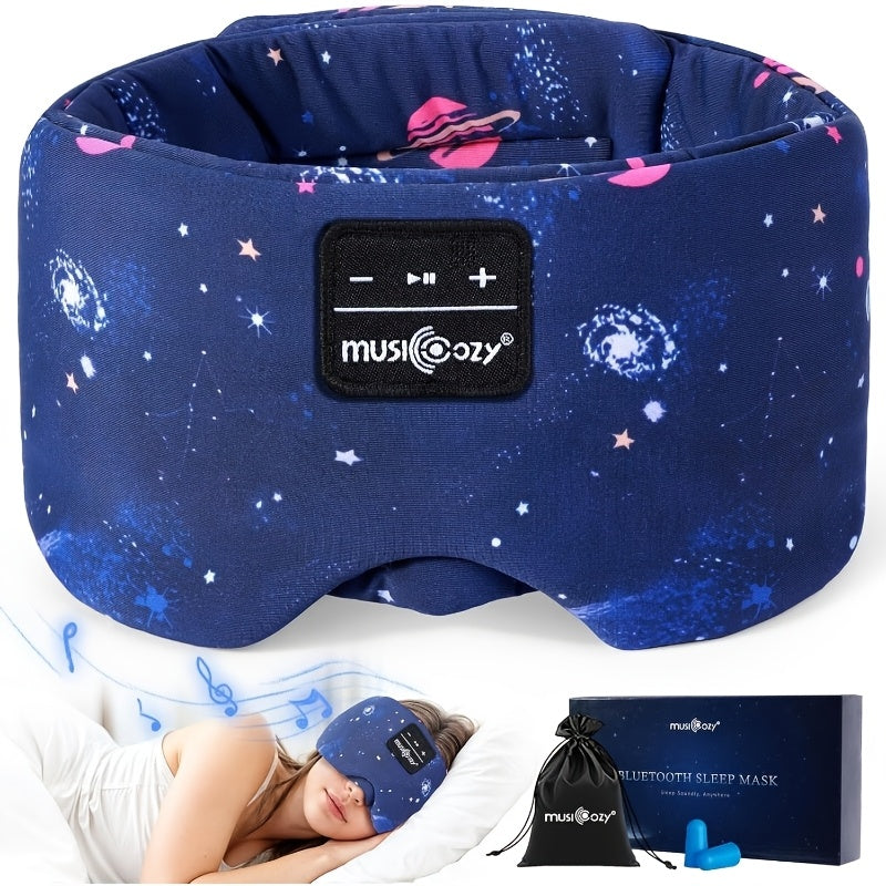 Wireless Sleep Mask Headphones with Adjustable Eye Cover