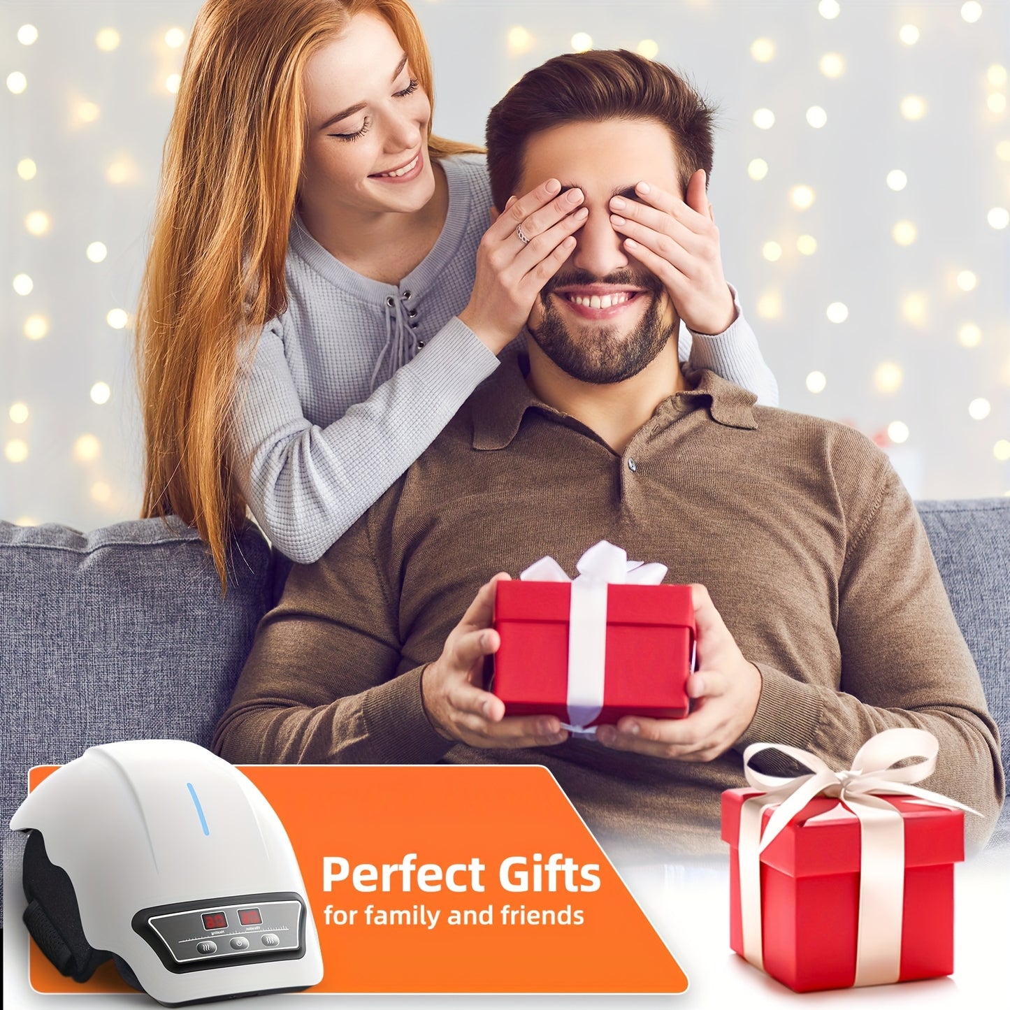 Cordless Heated Knee Massager with Vibration