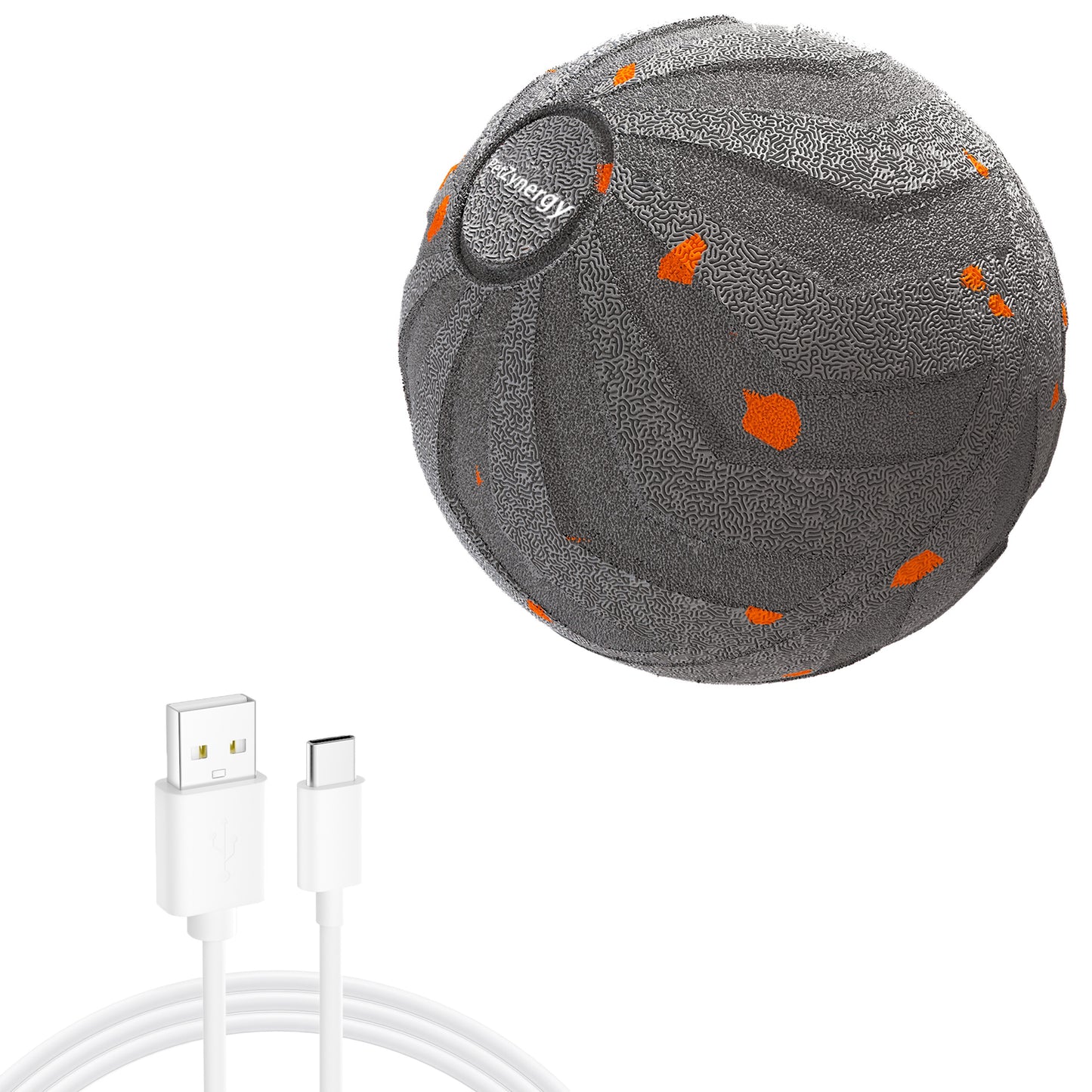 Smart Interactive Dog Ball with Automatic Bounce and Rotation