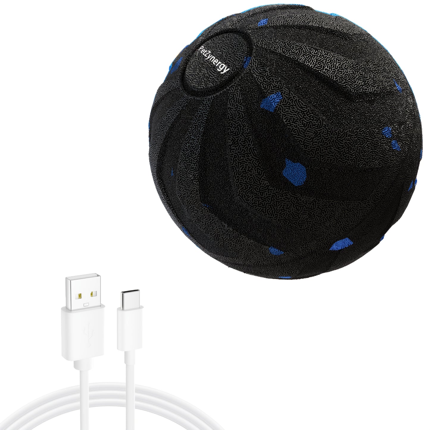 Smart Interactive Dog Ball with Automatic Bounce and Rotation