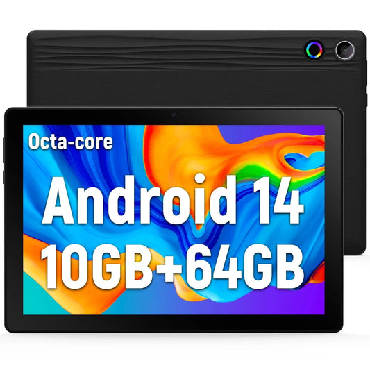 Android 14 Tablet 10 Inch Octa Core 10GB RAM 64GB Storage