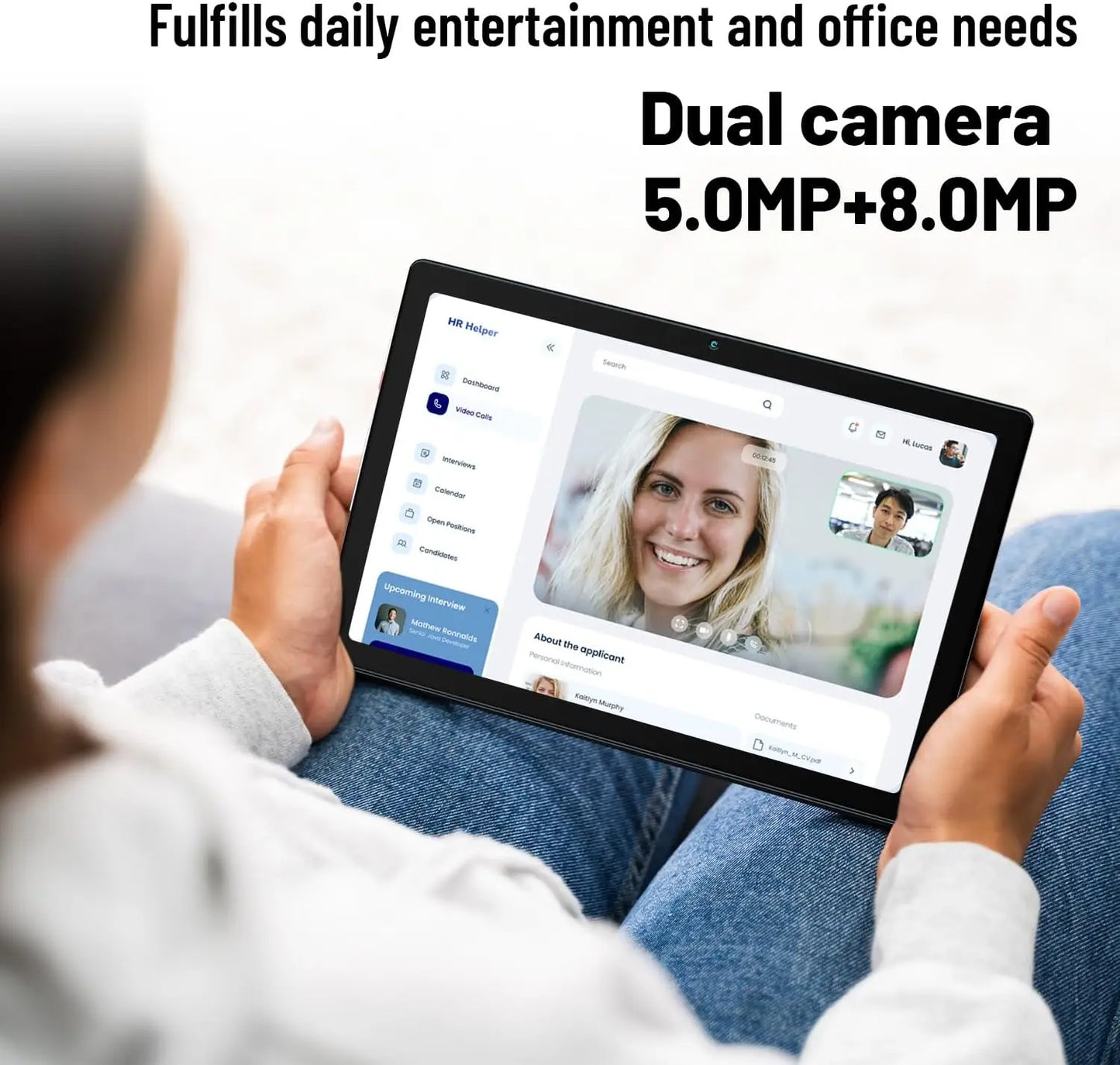 Android 13 Tablet 10 Inch HD Display 6GB RAM 64GB Storage 5000mAh Battery
