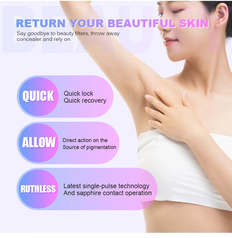 2-in-1 IPL & Nd YAG Laser Hair Removal and Skin Rejuvenation Machine