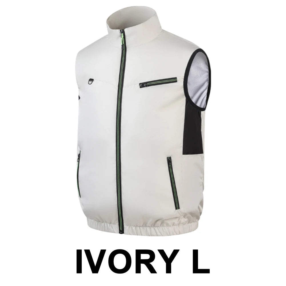 Wearable Cooling Fan Vest with 3 Speed Settings
