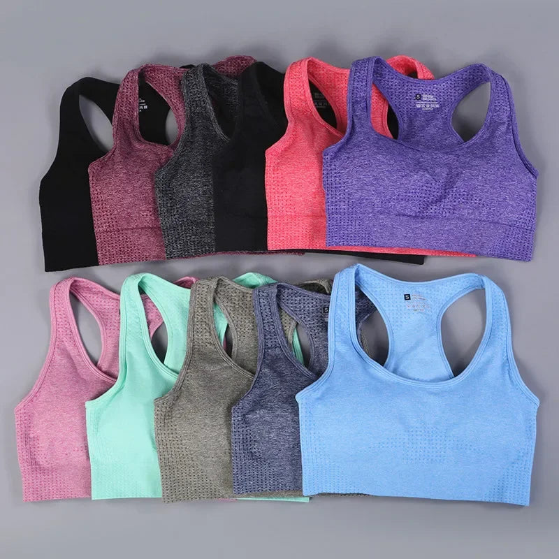 Seamless Push-Up Sports Bra for Women