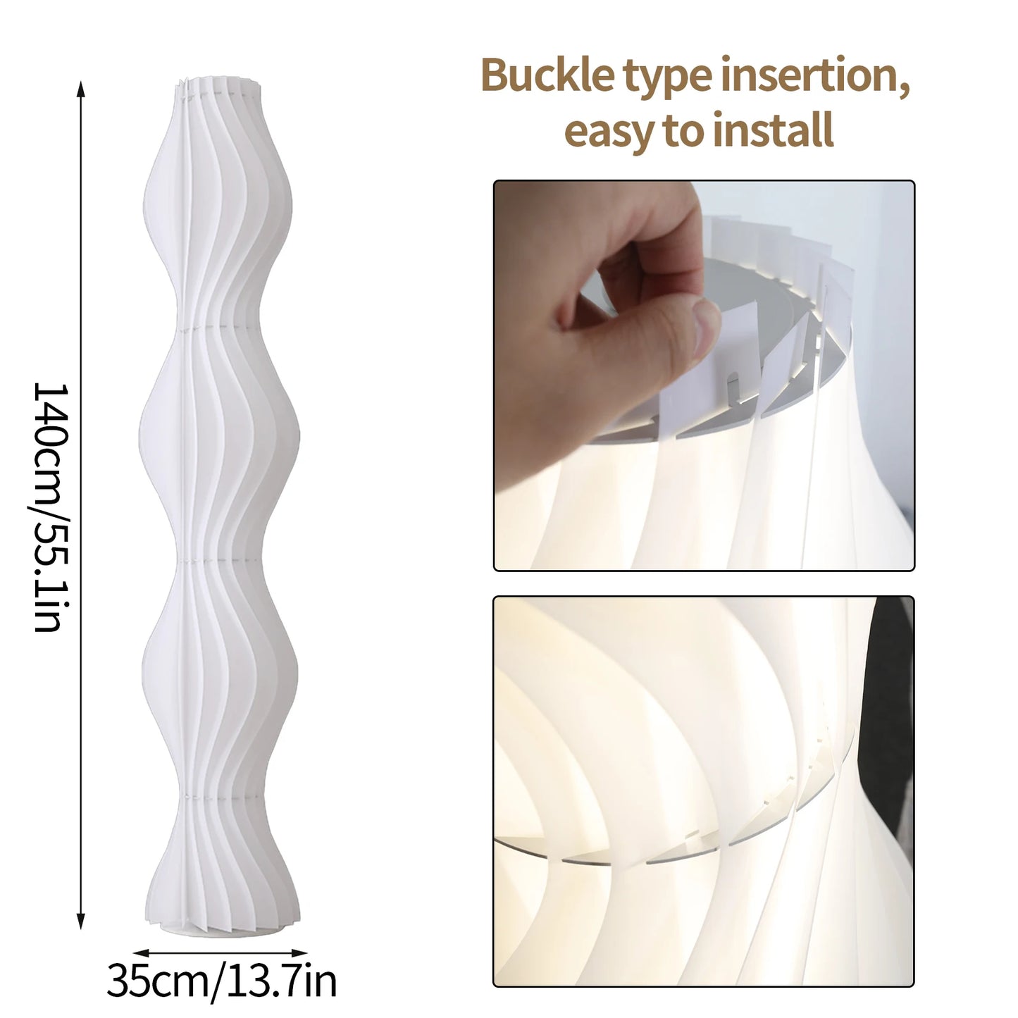 Modern LED Floor Lamp Dimmable Standing Light