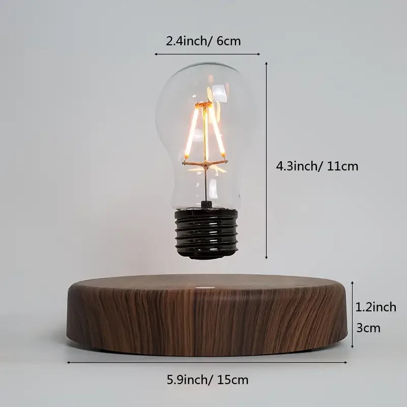 Magnetic Levitating LED Light Bulb for Home and Office Decor
