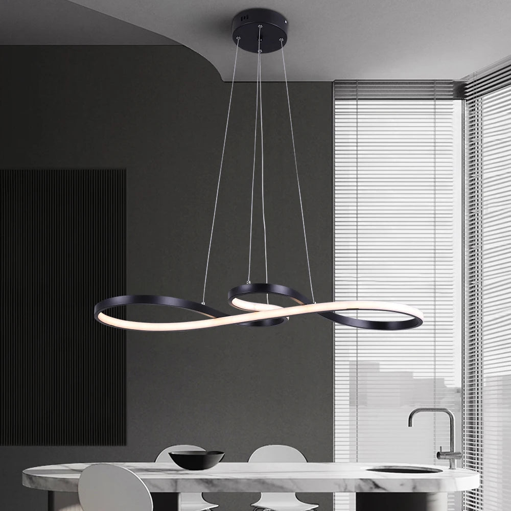 Minimalist LED Acrylic Pendant Light for Dining and Living Room