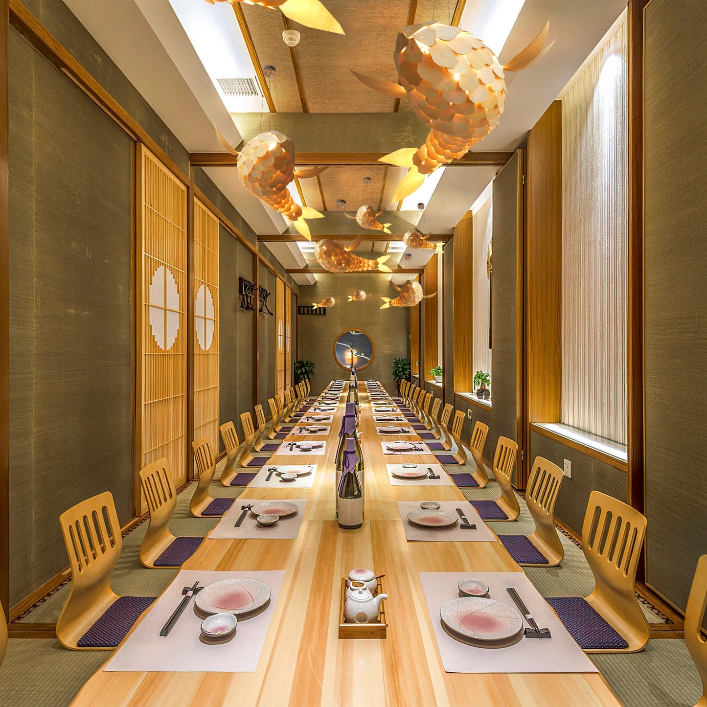 Modern LED Fish Shaped Pendant Light