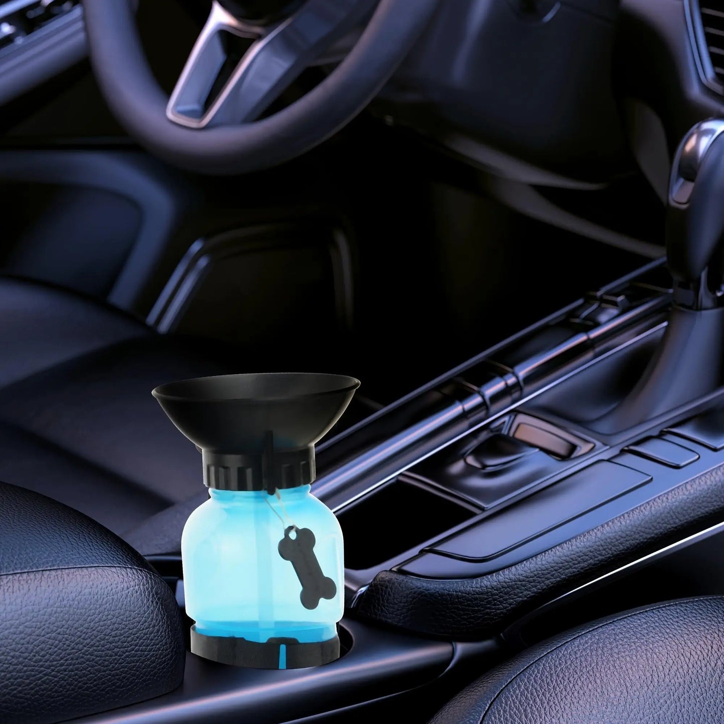 Portable Leakproof Dog Water Bottle for Travel and Outdoor Use