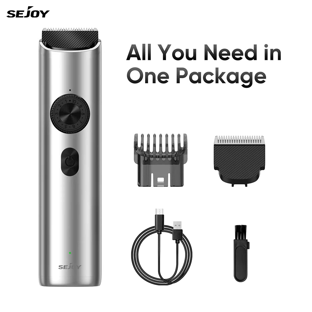 Professional Cordless Hair Clippers USB Rechargeable Trimmer