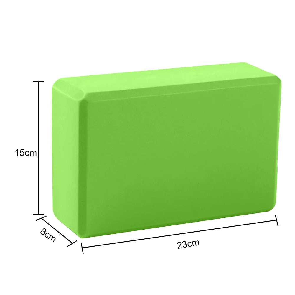 High-Density EVA Yoga Block for Stability & Support