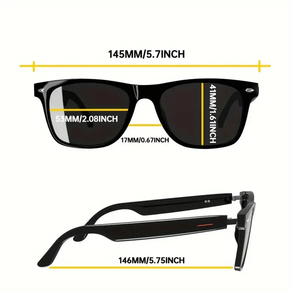 Smart Bluetooth Glasses Wireless Music and Calling Anti Blue Light
