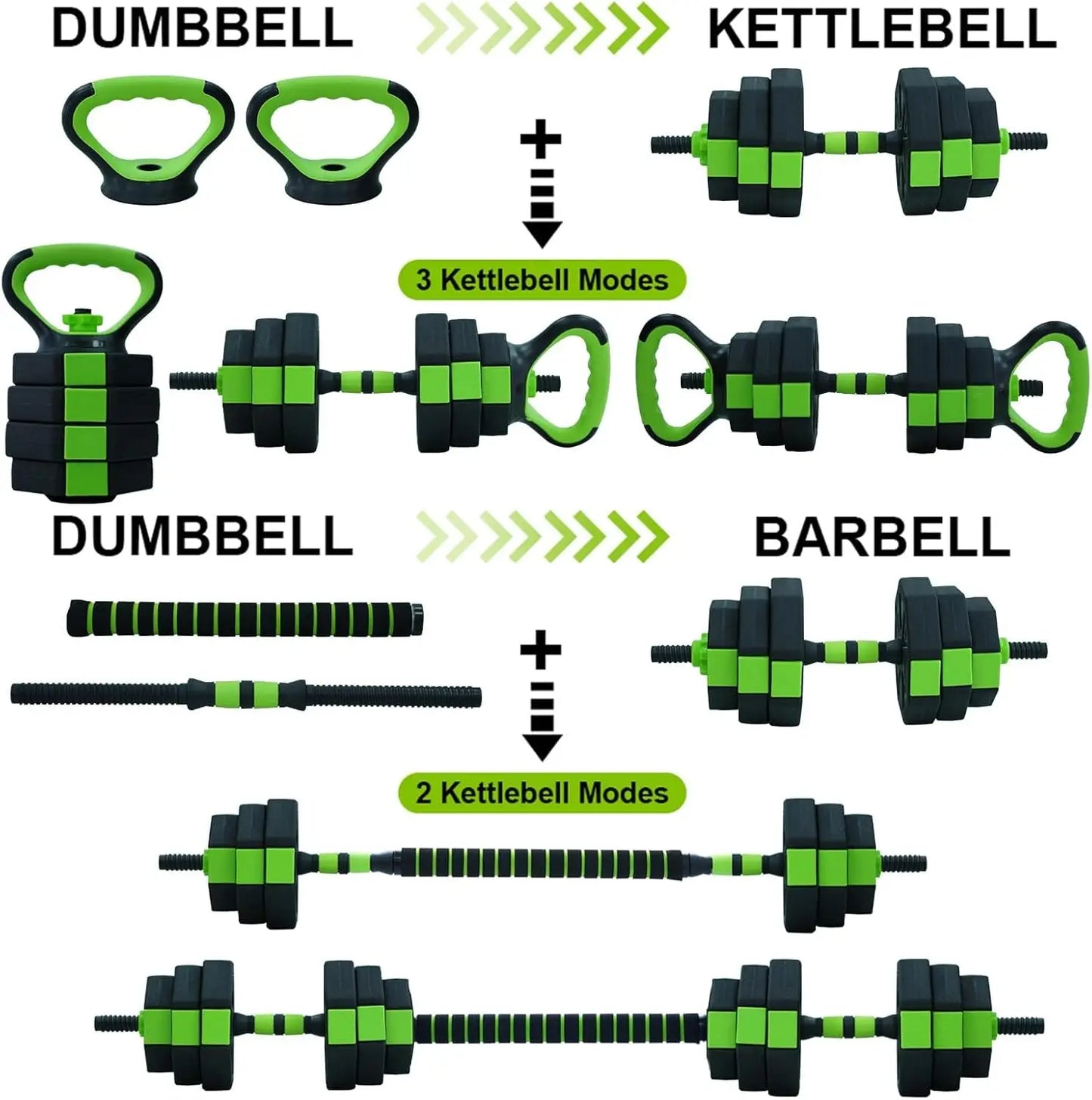 Adjustable 4 in 1 Weight Training Set