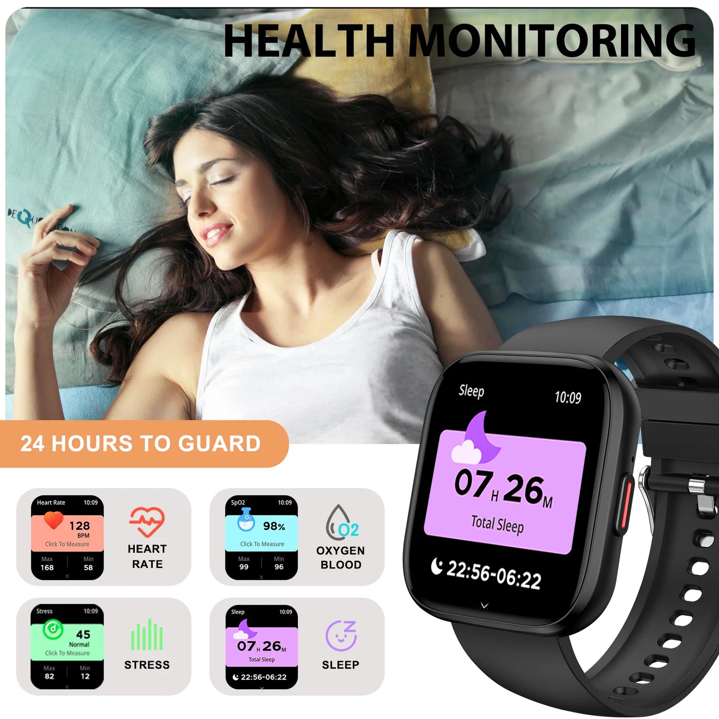 Outdoor Sports Smartwatch with Bluetooth Calling