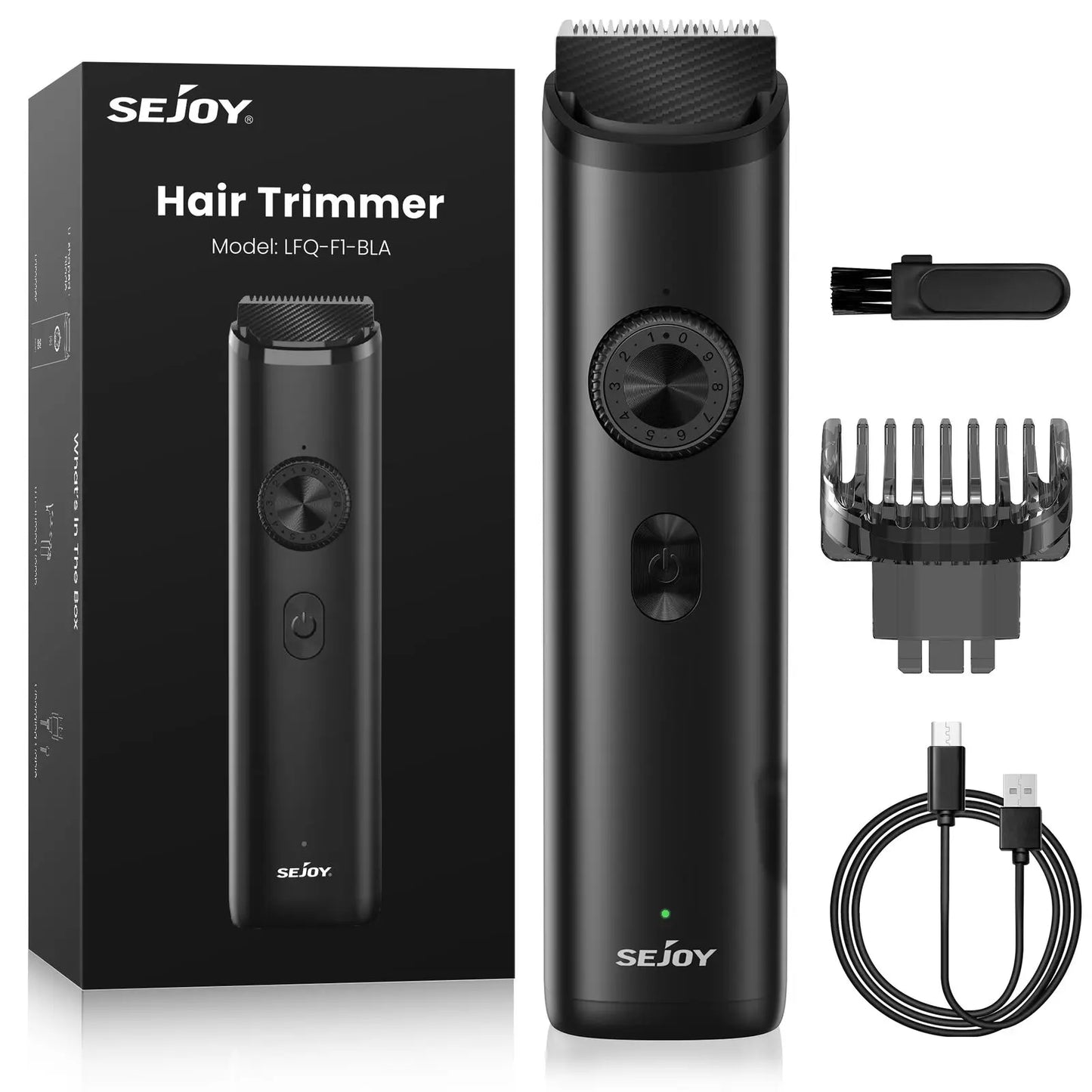 Professional Cordless Hair Clippers USB Rechargeable Trimmer
