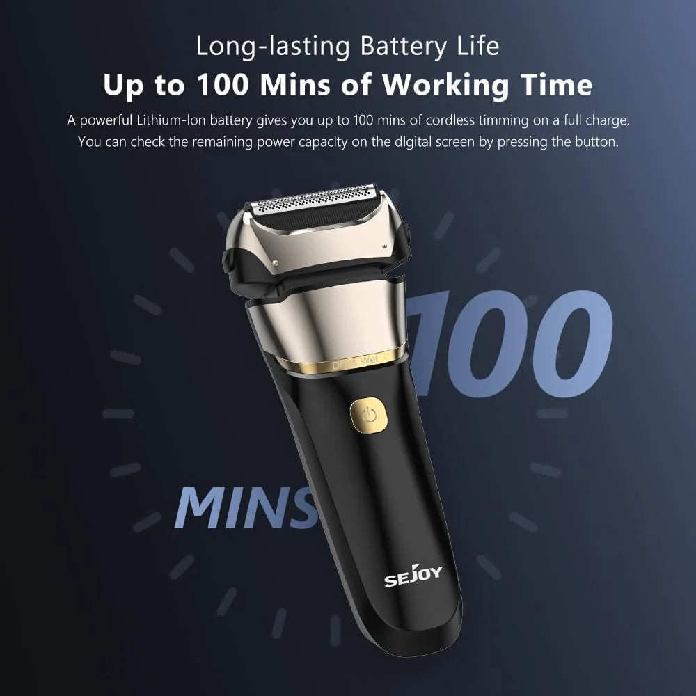 Rechargeable Waterproof Foil Shaver for Men