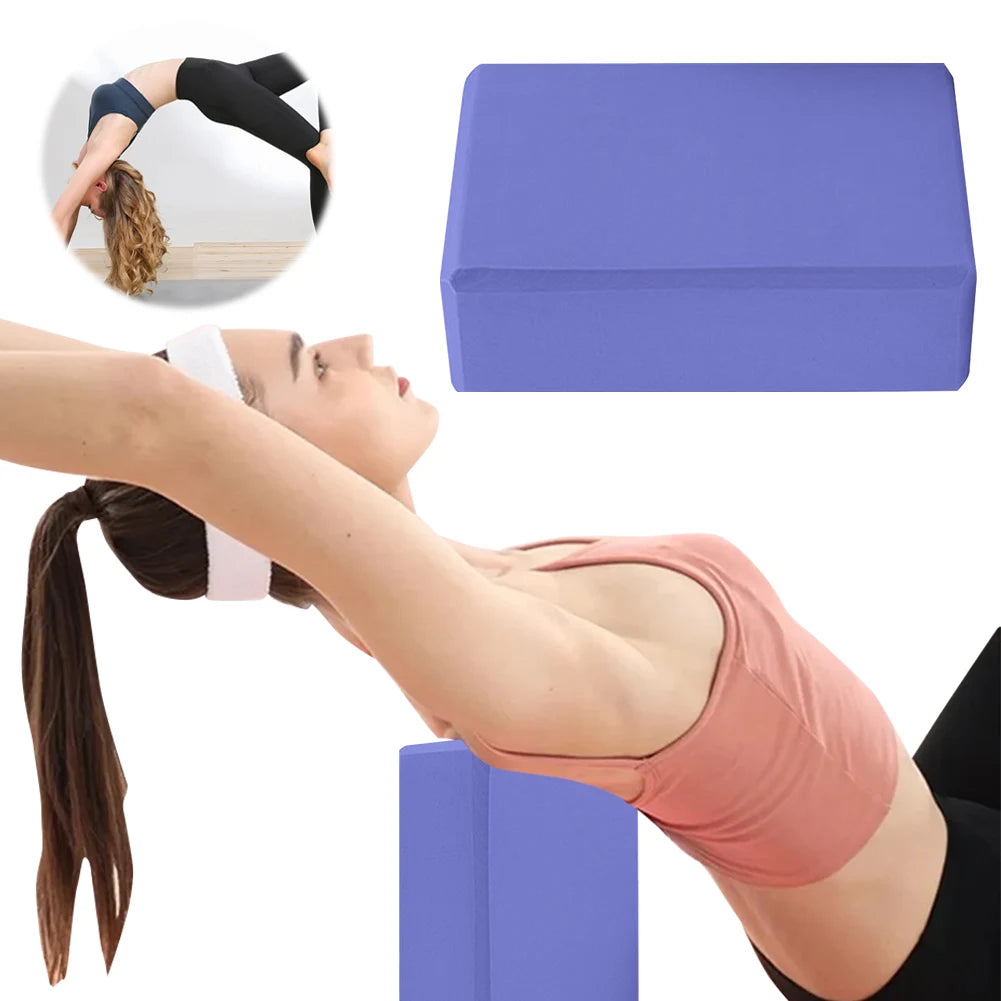 High-Density EVA Yoga Block for Stability & Support