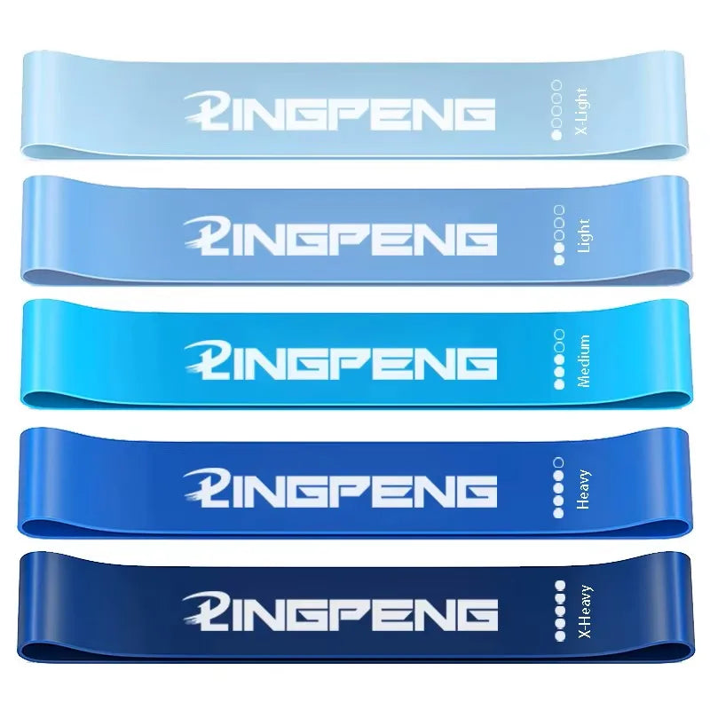 Fitness Resistance Bands Set 5 Pieces for Workout and Yoga