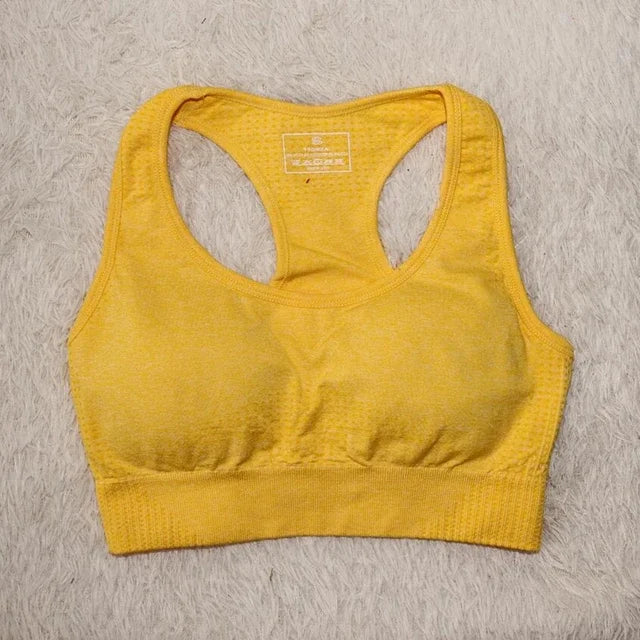 Seamless Push-Up Sports Bra for Women