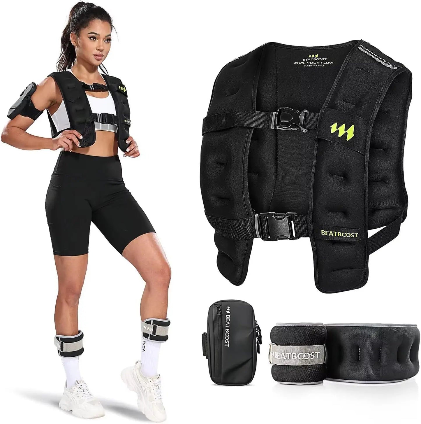 **Adjustable Weighted Vest for Strength Training and Cardio**